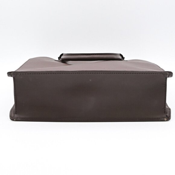 LOUIS VUITTON LV Sac Plat PM Hand Bag Epi Leather Mocha France - Picture 5 of 15